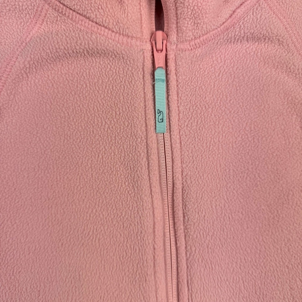 Vineyard Vines Women's S Pink Fleece 1/4 Zip Pullover Preppy Coastal Shep Ian - Picture 6 of 13